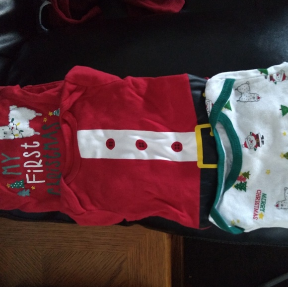 6-9 month Christmas onesies - Picture 1 of 1